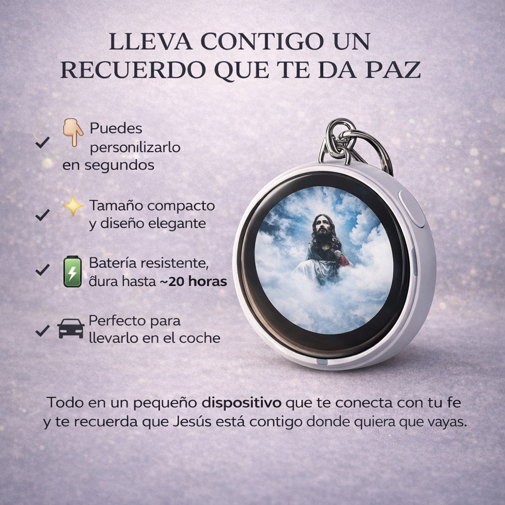 Llavero con pantalla para videos e imagenes