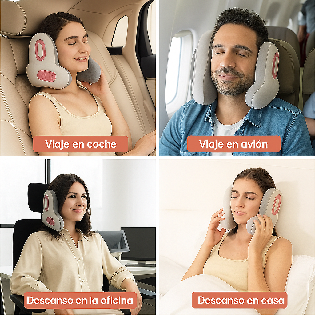 3 en 1 Masaje - Calor - Auricular