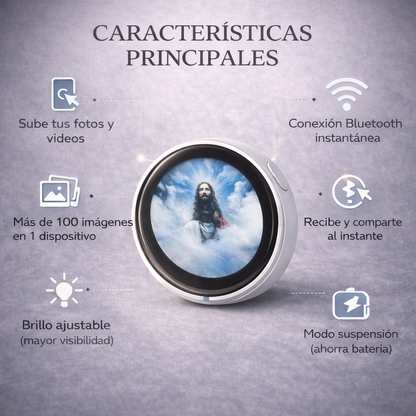 Llavero con pantalla para videos e imagenes