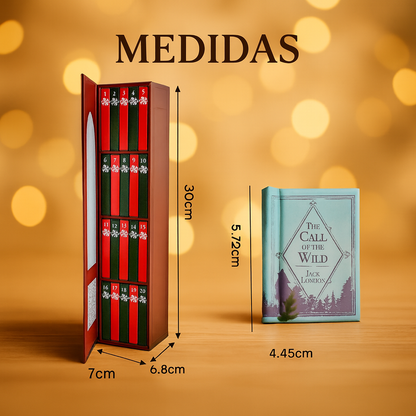 Calendario de adviento de mini libros