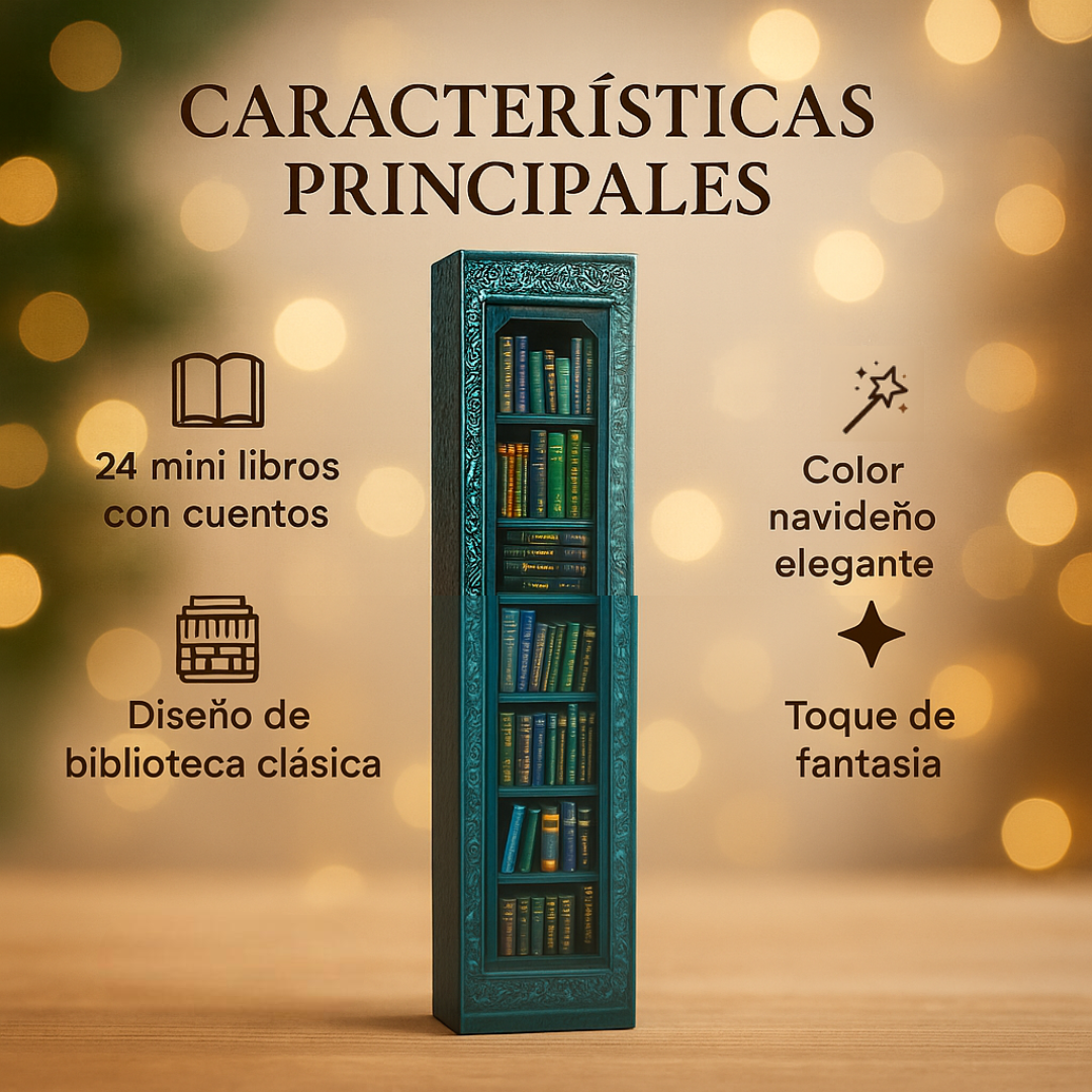 Calendario de adviento de mini libros